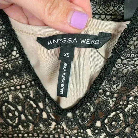 Marissa Webb Black Lace‎ Cybil Mini Dress - Picture 11 of 15